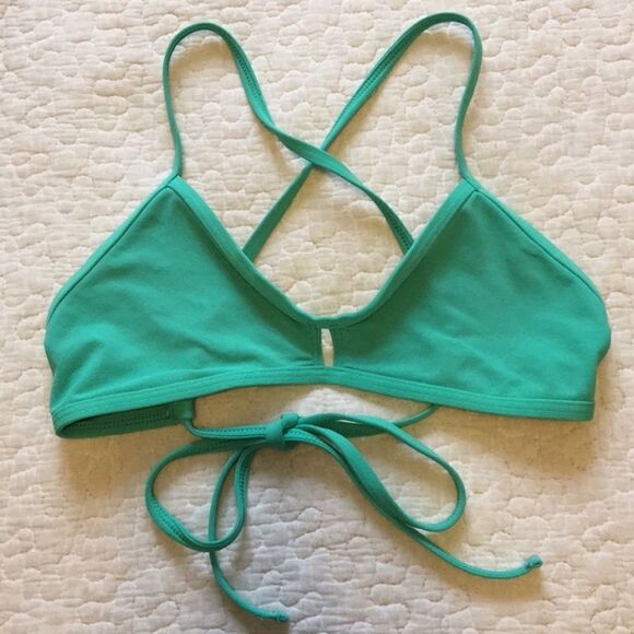 Turquoise jolyn bikini top - Picture 2 of 3